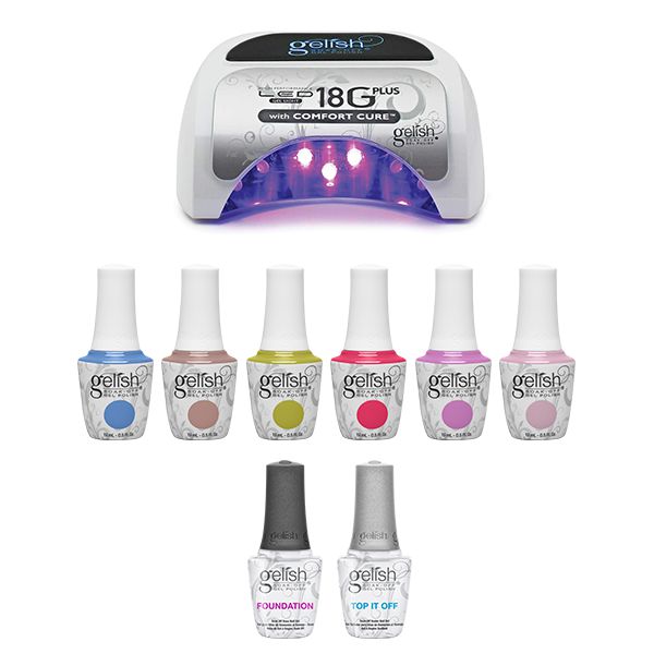 Gelish Up In The Air Summer Combo - Collection Gel Kit & 18G Light Plus - Gel Polish at Beyond Polish