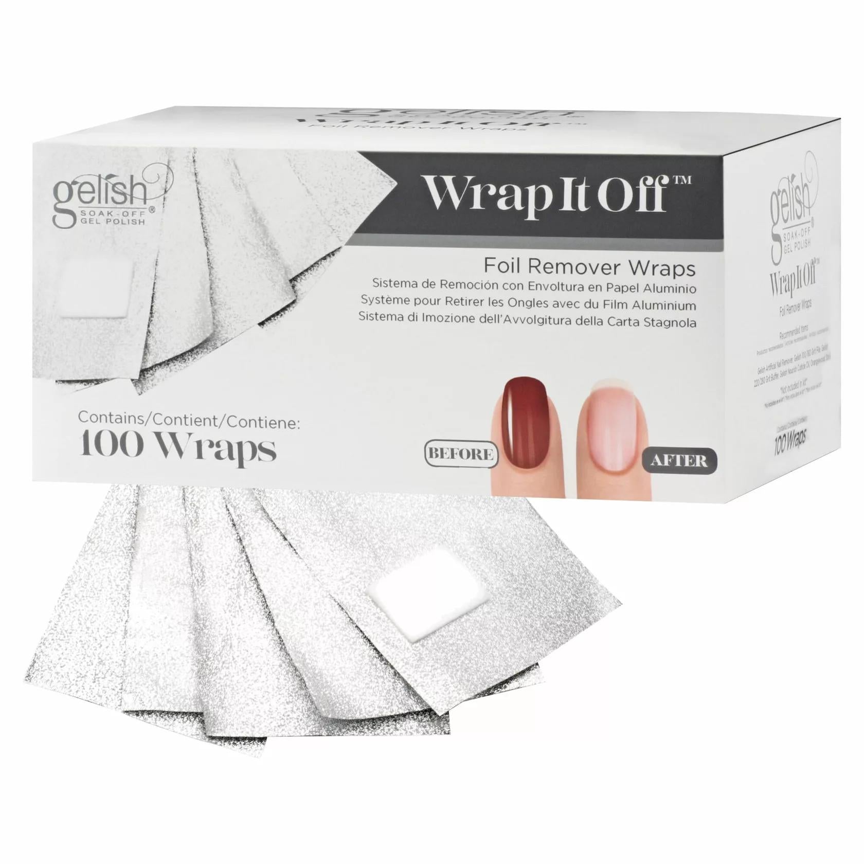 Gelish - Wrap It Off Foil Wraps 100CT - Cleansers & Removers at Beyond Polish