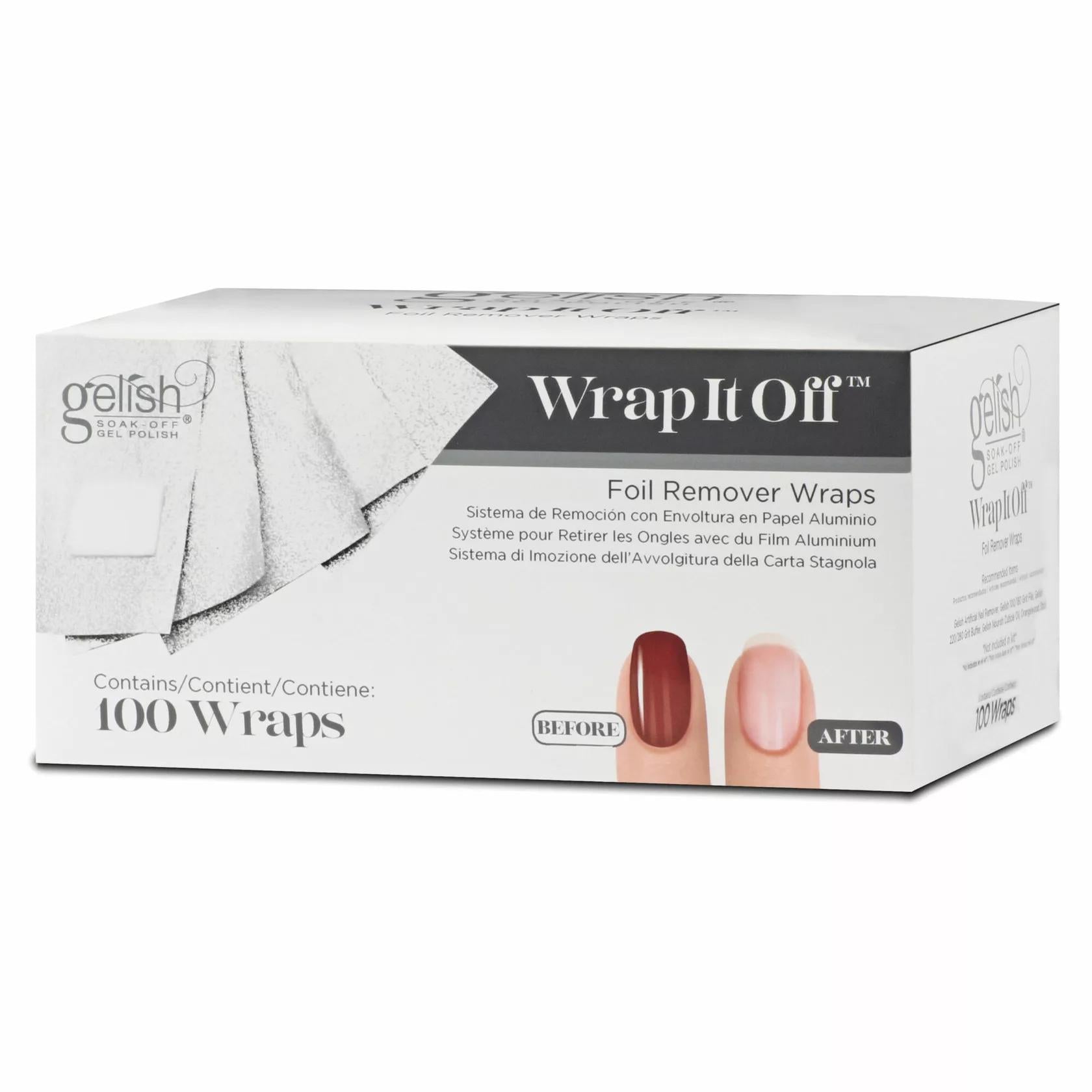 Gelish - Wrap It Off Foil Wraps 100CT - Cleansers & Removers at Beyond Polish