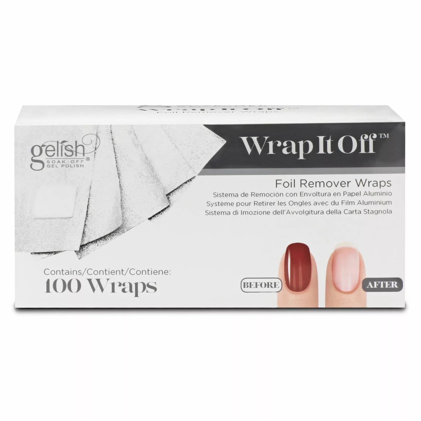 Gelish - Wrap It Off Foil Wraps 100CT - Cleansers & Removers at Beyond Polish