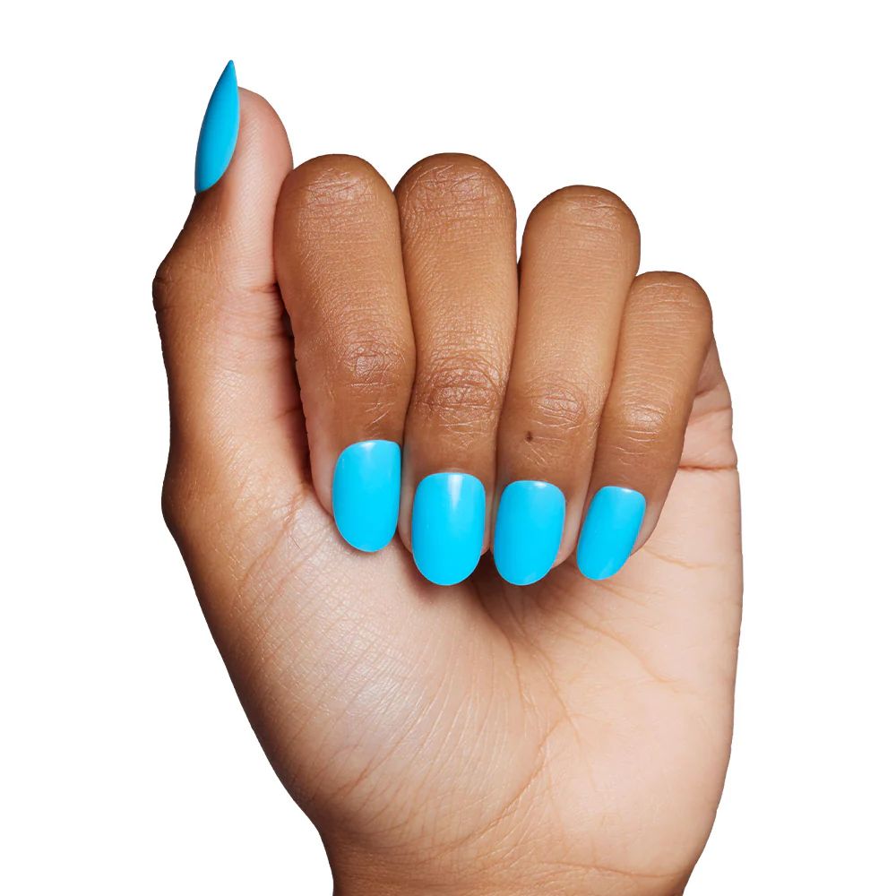 Glamnetic - Press On - Azure Blue - Nail Extensions at Beyond Polish