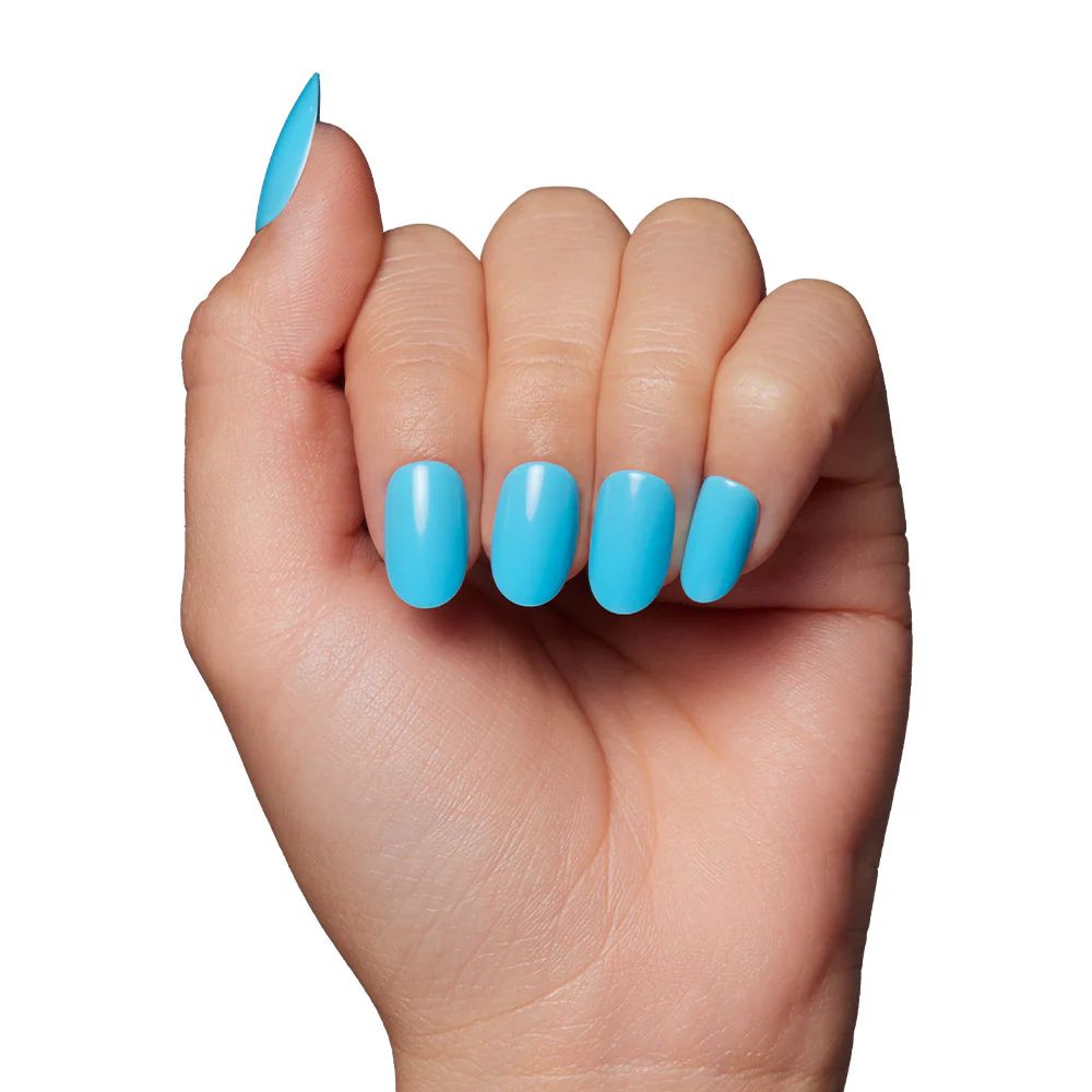 Glamnetic - Press On - Azure Blue - Nail Extensions at Beyond Polish