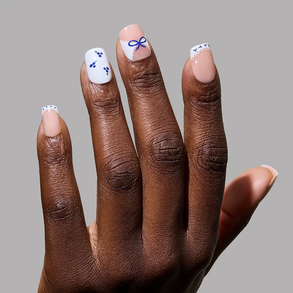 Glamnetic - Press On - Blue A Kiss - Short Squoval - Nail Extensions at Beyond Polish