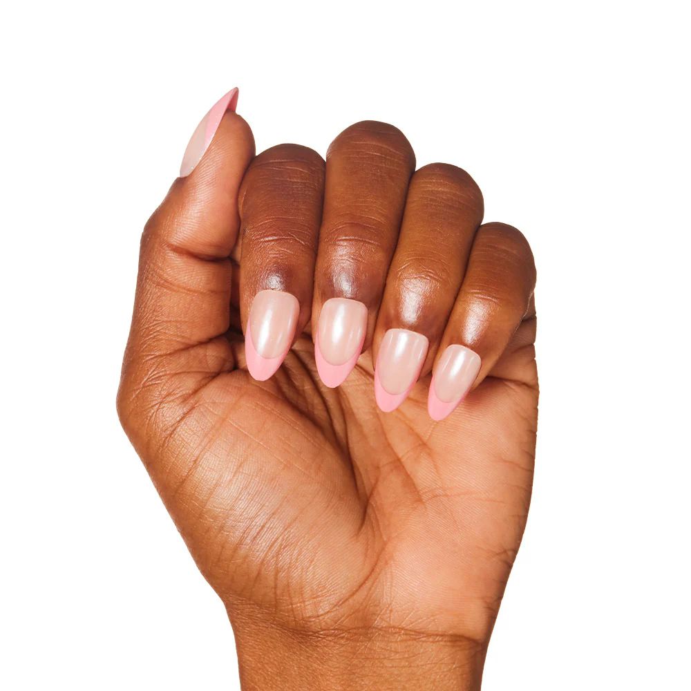 Glamnetic - Press On - Bubble Gum Glaze - Short Almond - Nail Extensions at Beyond Polish