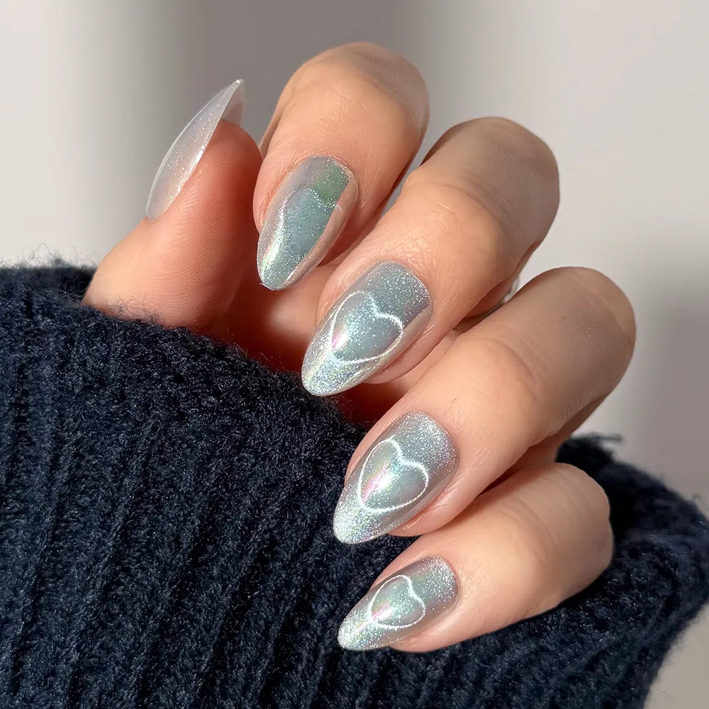 Glamnetic - Press On - Electric Lover - Short Almond - Nail Extensions at Beyond Polish