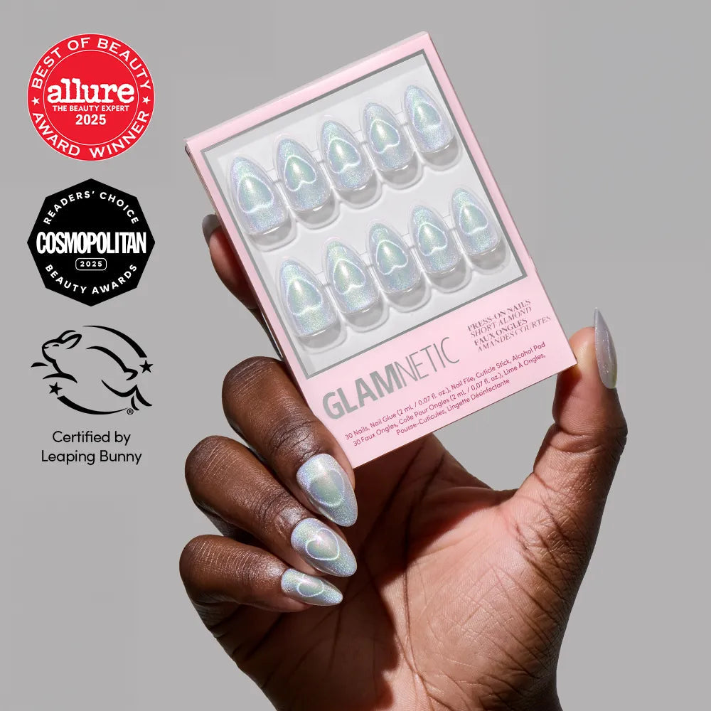 Glamnetic - Press On - Electric Lover - Short Almond - Nail Extensions at Beyond Polish