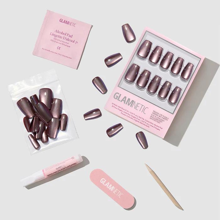 Glamnetic - Press On - Espresso Glow - Nail Extensions at Beyond Polish