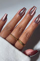 Glamnetic - Press On - Espresso Glow - Nail Extensions at Beyond Polish