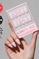 Glamnetic - Press On - Fleur Amour - Short Almond - Nail Extensions at Beyond Polish
