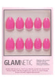 Glamnetic - Press On - Hot Pink - Short Oval - Nail Extensions at Beyond Polish