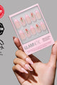 Glamnetic - Press On - Press On - Cherry Bow - Medium Almond - Nail Extensions at Beyond Polish