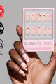 Glamnetic - Press On - Press On - Strawberry Bits - Short Almond - Nail Extensions at Beyond Polish