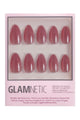 Glamnetic - Press On - Rosé - Short Almond - Nail Extensions at Beyond Polish