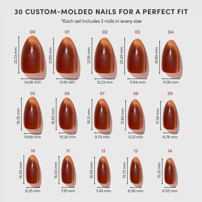 Glamnetic - Press On - Sicilian Sun - Nail Extensions at Beyond Polish