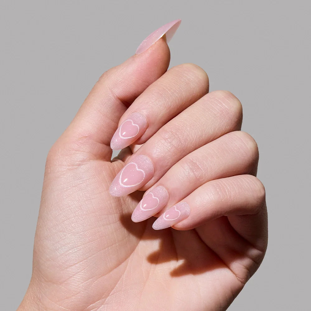 Glamnetic - Press On - Soulmate Energy - Short Almond - Nail Extensions at Beyond Polish