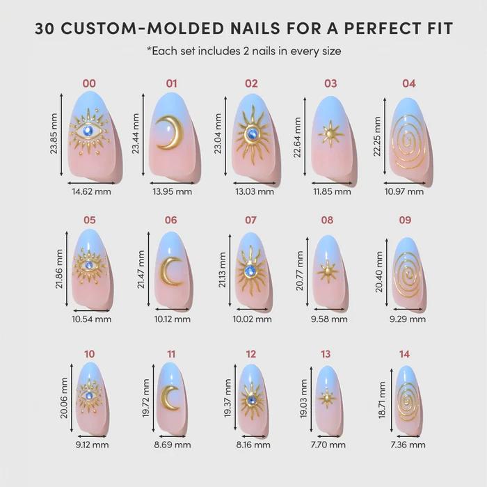 Glamnetic - Press On - Spirited Sky - Nail Extensions at Beyond Polish