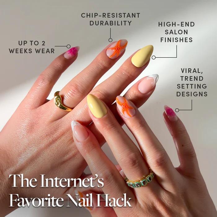 Glamnetic - Press On - Sunset Tide - Nail Extensions at Beyond Polish