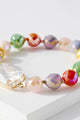 Glass Stone Beaded Bracelet - Bracelets at Beyond Polish