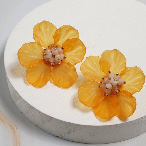 Hibiscus Floral Earrings