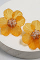 Hibiscus Floral Earrings - Earrings at Beyond Polish