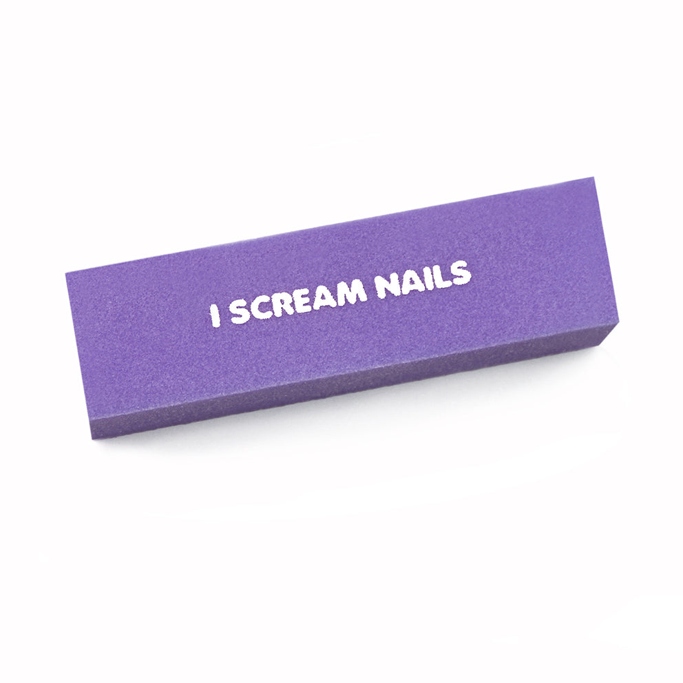 I Scream Nails - Purple Buffer Block - Manicure & Pedicure Tools at Beyond Polish