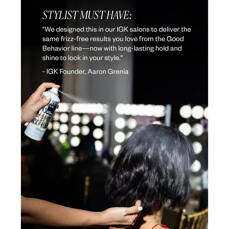 IGK - Good Behavior - Smooth Flexible Anti-Frizz Hairspray - 5.0 Oz - Hair at Beyond Polish