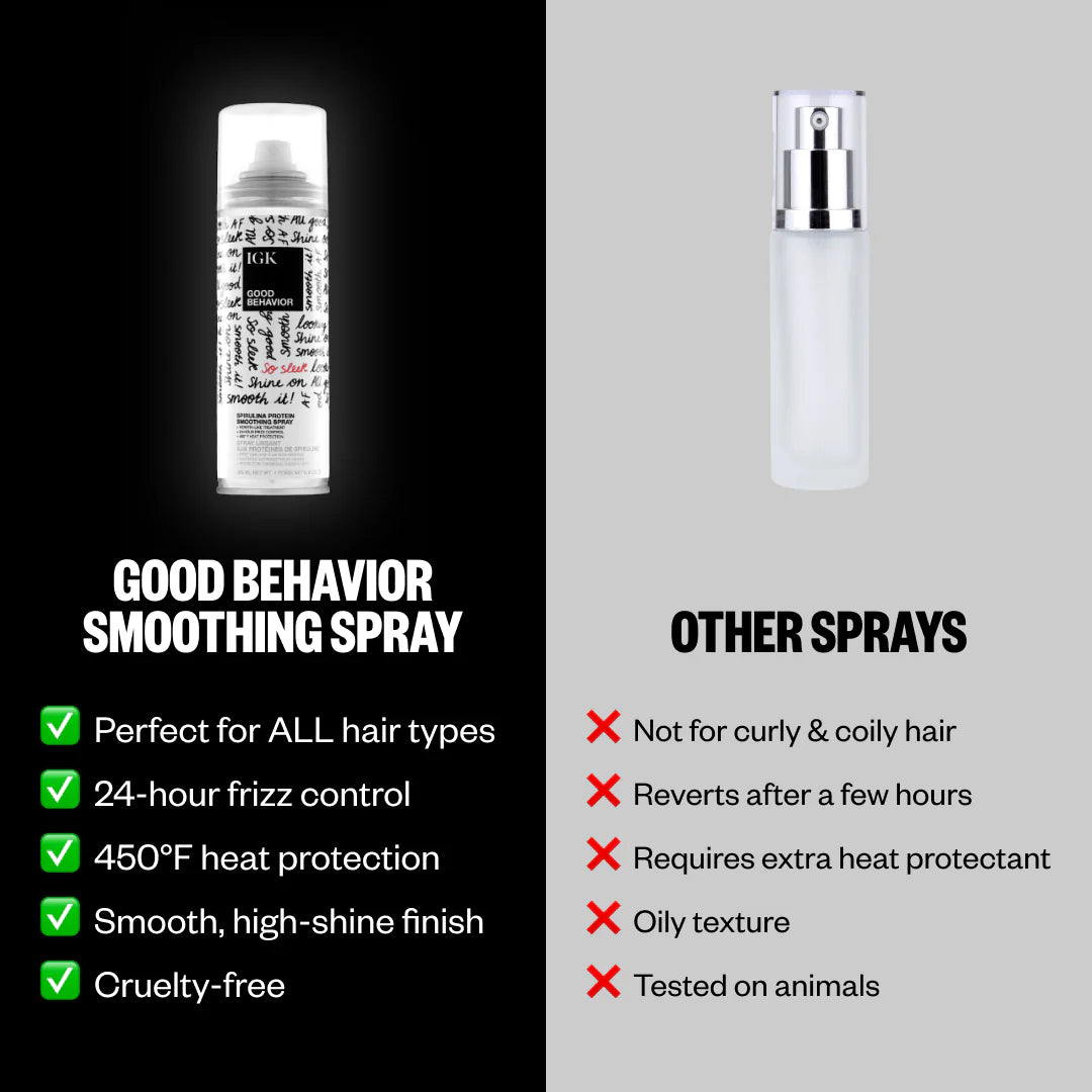 IGK - Good Behavior - Spirulina Protein Smoothing Spray - 5.6 Oz - Hair at Beyond Polish