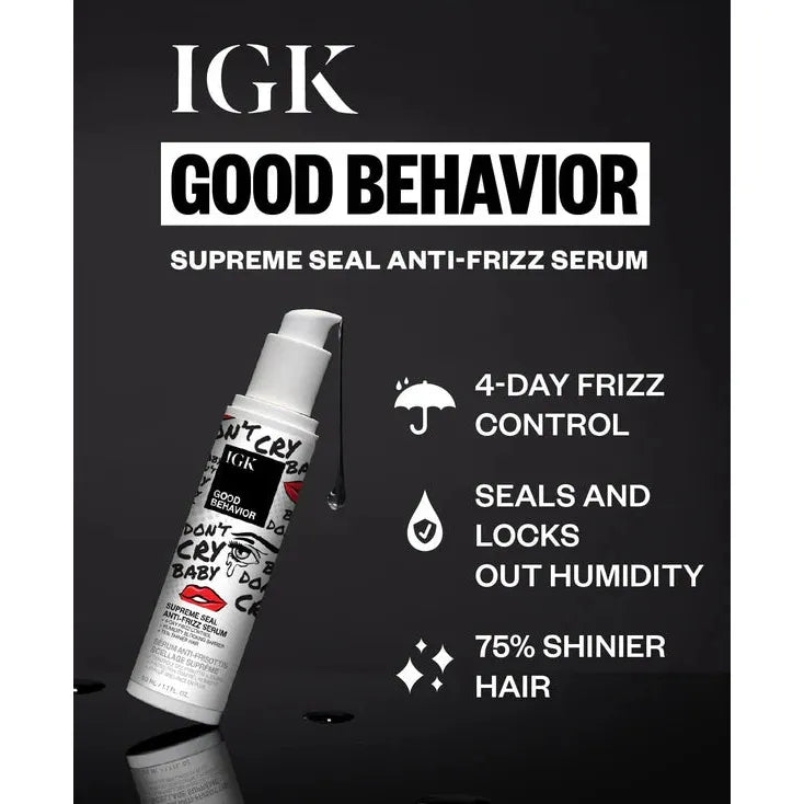 IGK - Good Behavior - Supreme Seal Anti-Frizz Serum - 1.7 Oz - Hair at Beyond Polish