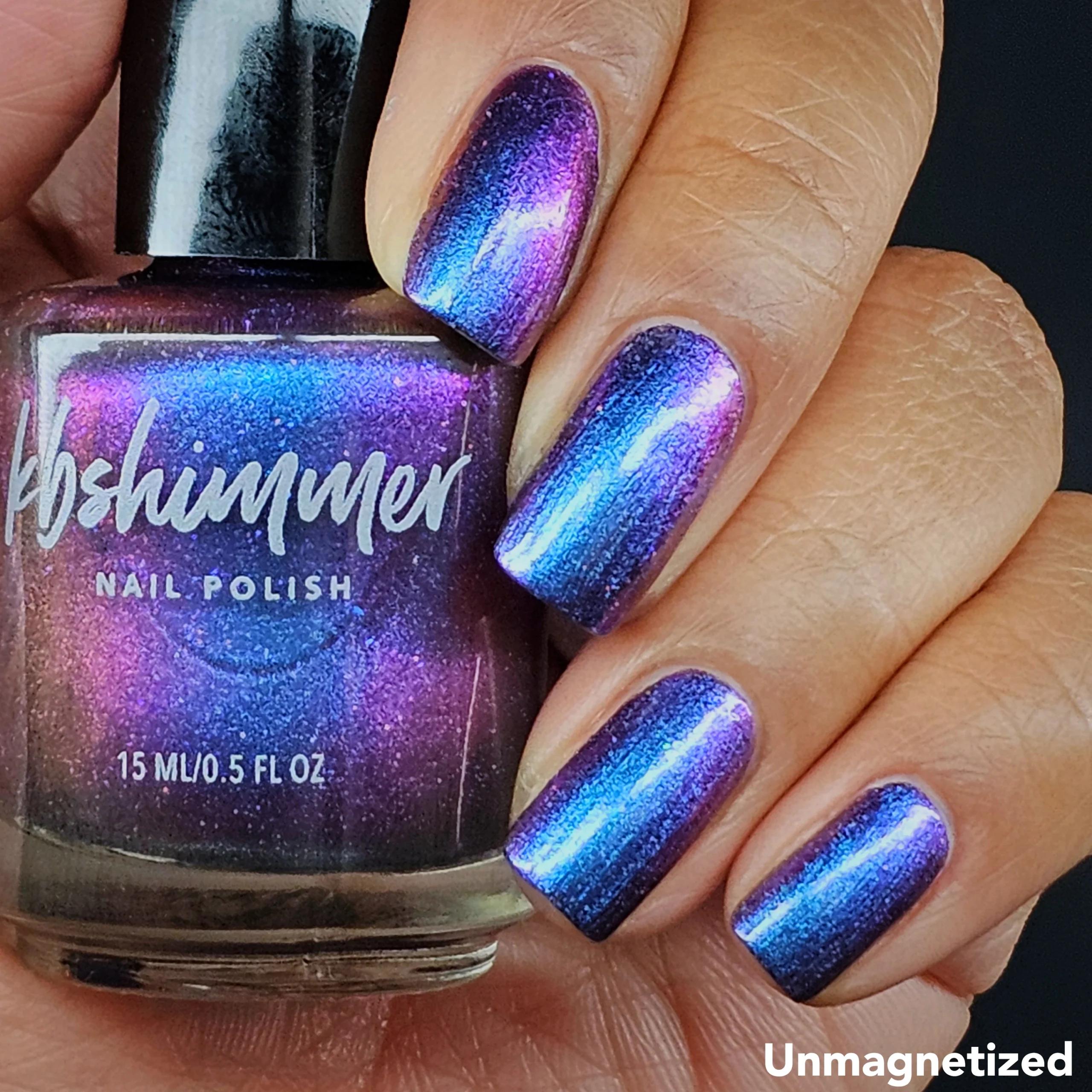 KBShimmer - Nail Polish - I'm Spiraling Multichrome Magnetic - Nail Lacquer at Beyond Polish