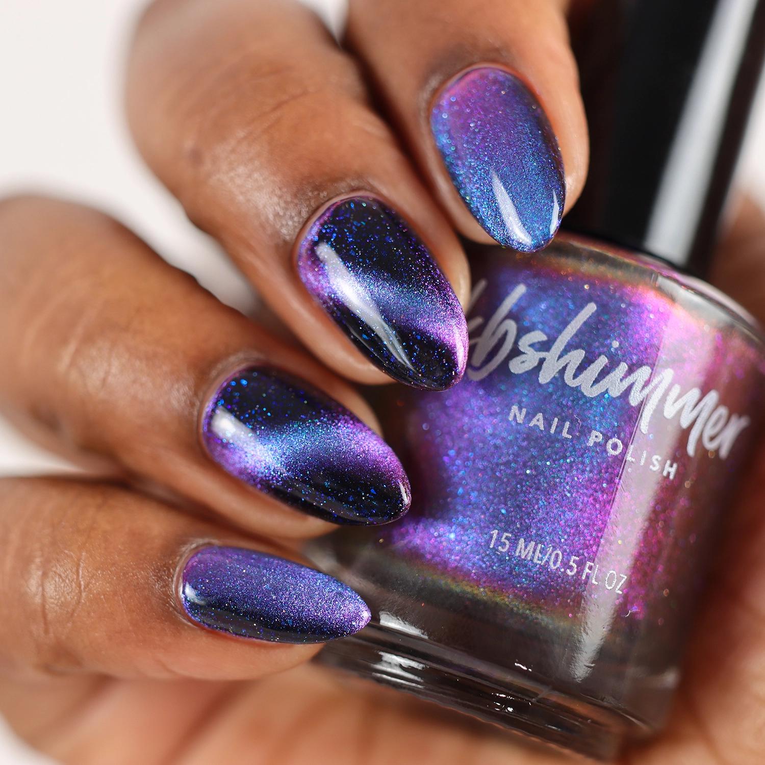 KBShimmer - Nail Polish - I'm Spiraling Multichrome Magnetic - Nail Lacquer at Beyond Polish