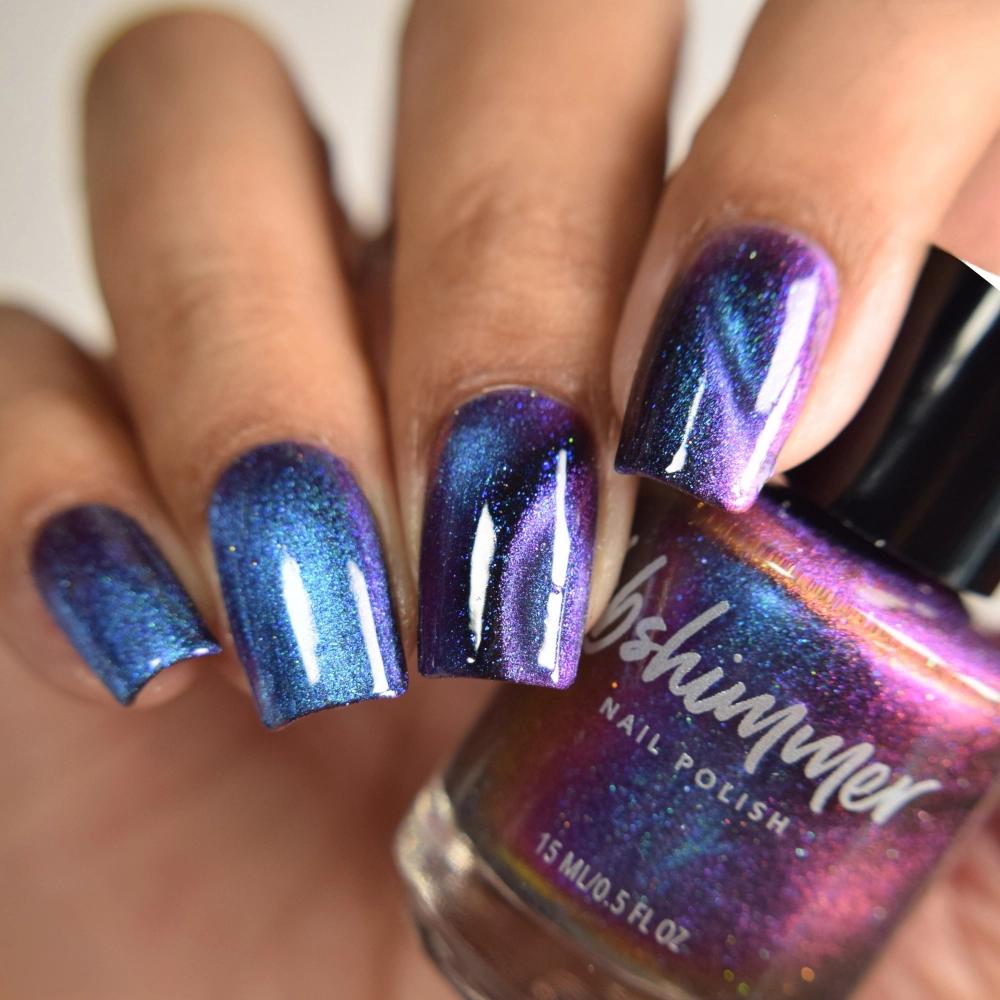 KBShimmer - Nail Polish - I'm Spiraling Multichrome Magnetic - Nail Lacquer at Beyond Polish