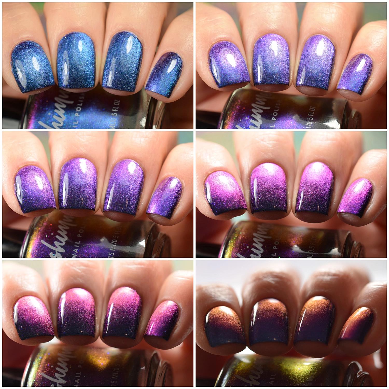 KBShimmer - Nail Polish - I'm Spiraling Multichrome Magnetic - Nail Lacquer at Beyond Polish