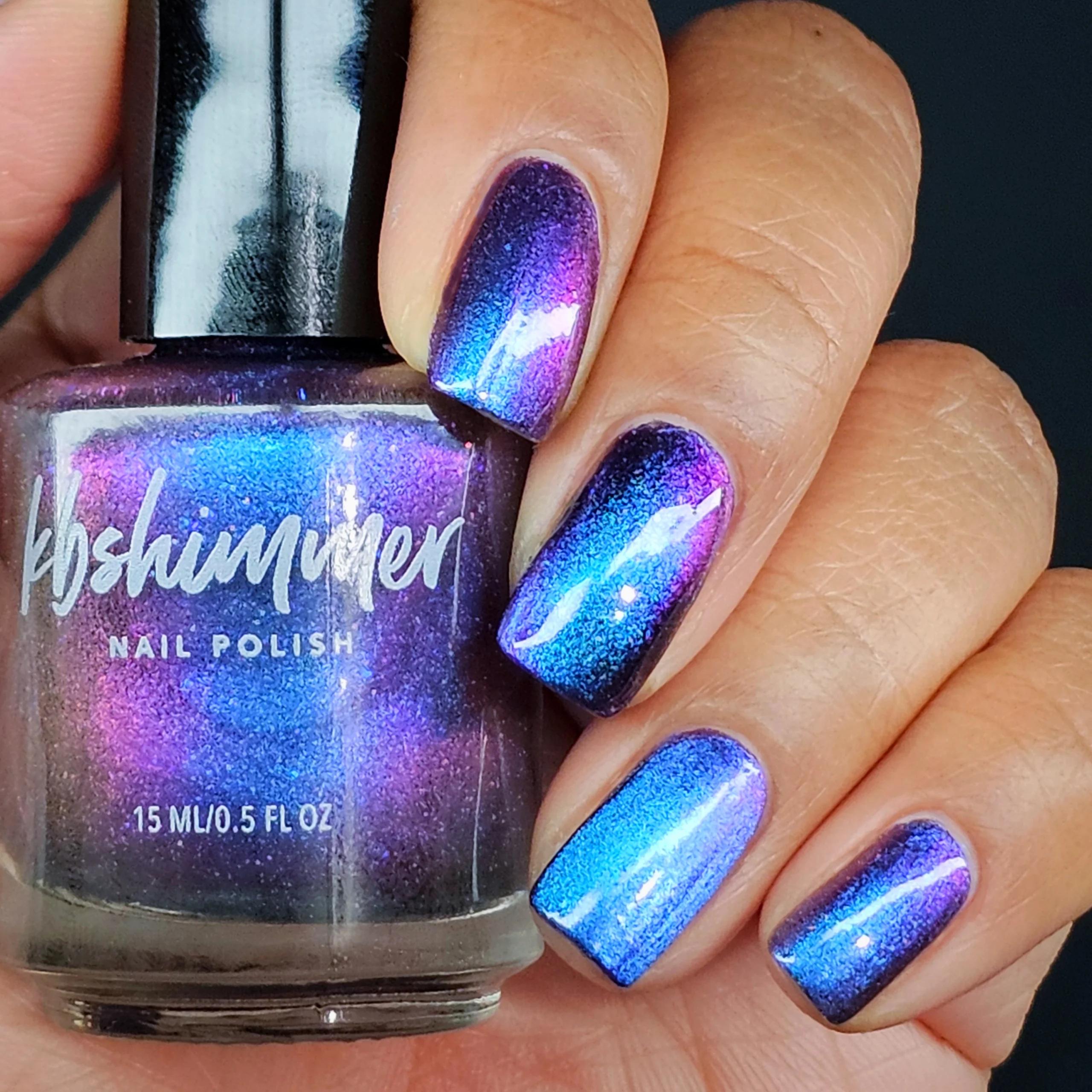 KBShimmer - Nail Polish - I'm Spiraling Multichrome Magnetic - Nail Lacquer at Beyond Polish