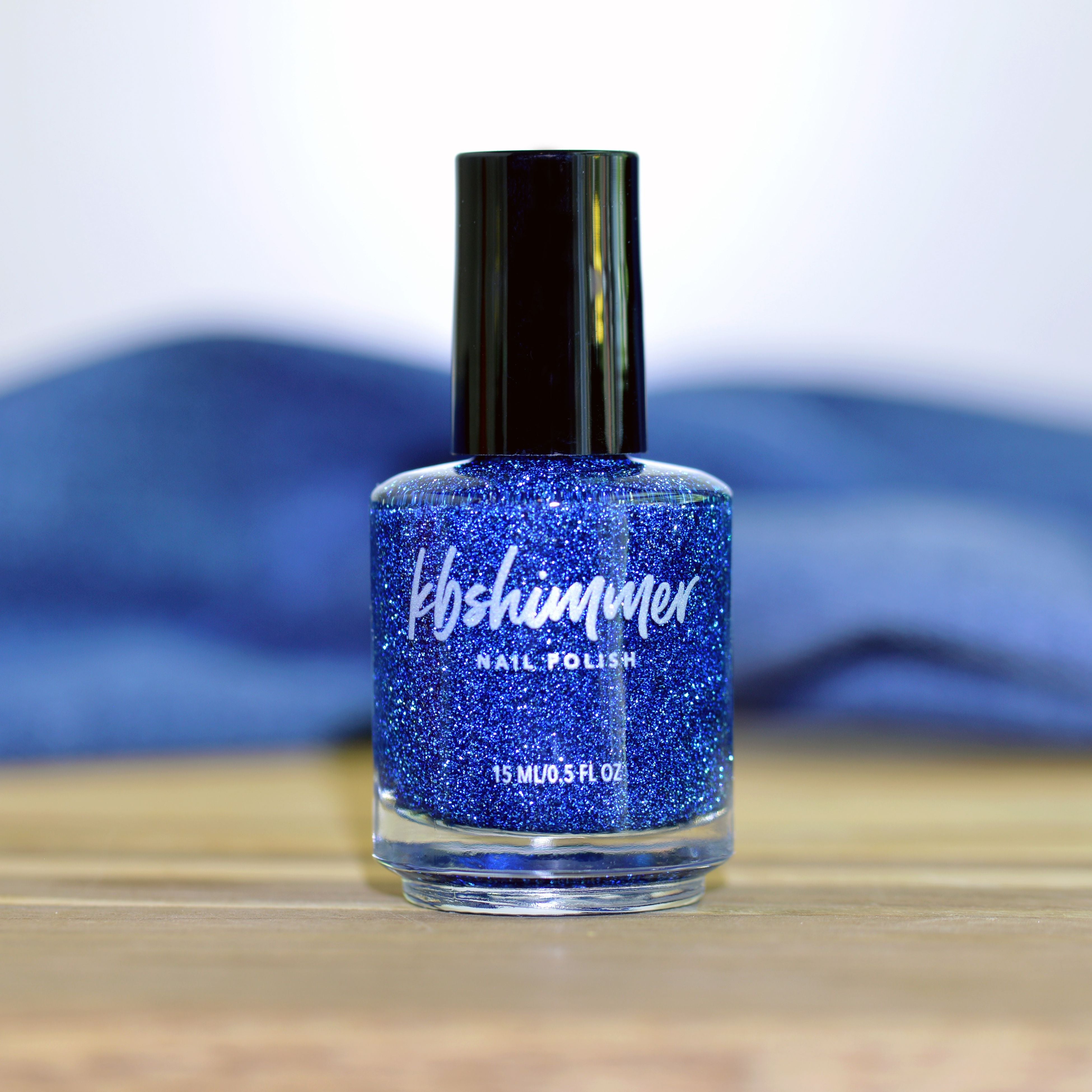 Reflective Nails KBShimmer - Reflective Nail Polish - Ripped Apart - Blue Nail Lacquer ...