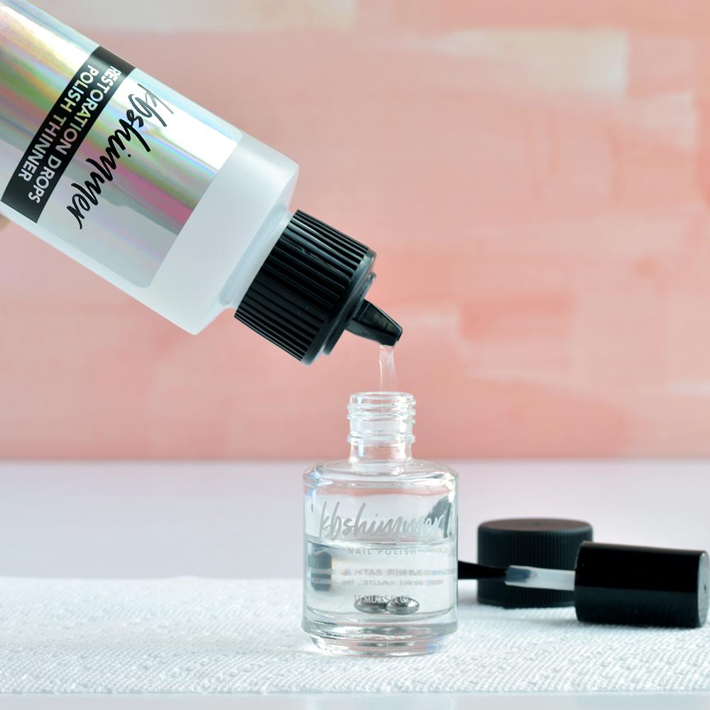 KBShimmer - Restoration Drops Polish Thinner 4 Oz - Nail Treatment at Beyond Polish