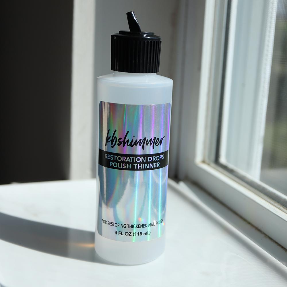KBShimmer - Restoration Drops Polish Thinner 4 Oz - Nail Treatment at Beyond Polish