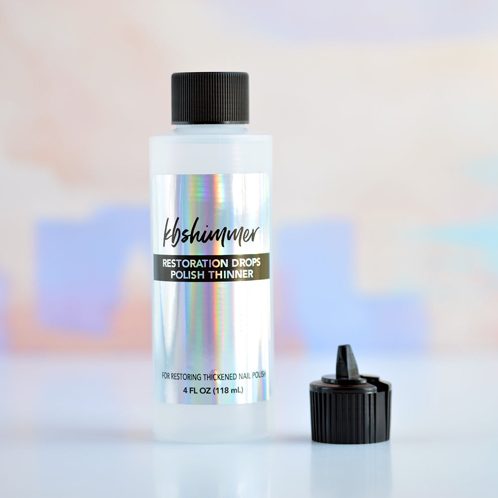 KBShimmer - Restoration Drops Polish Thinner 4 Oz - Nail Treatment at Beyond Polish