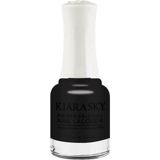 Kiara Sky - Black To Black 0.5 oz - #N435 - Nail Lacquer at Beyond Polish