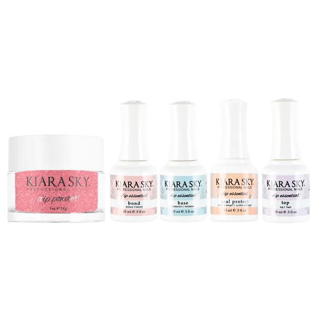Kiara Sky Dip Powder Combo - Essentials Set & Confetti - Dipping Powder at Beyond Polish