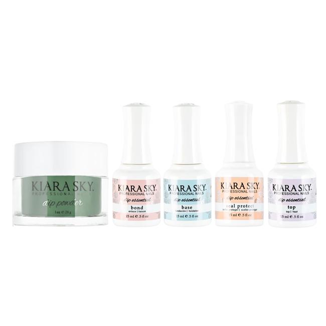 Kiara Sky Dip Powder Combo - Essentials Set & Hush Hush - Dipping Powder at Beyond Polish