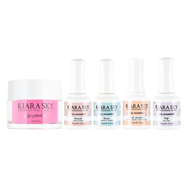 Kiara Sky Dip Powder Combo Essentials Set & Pink Tutu Pink Dipping