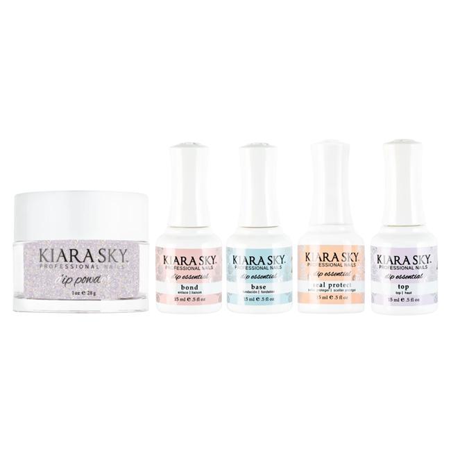 Kiara Sky Dip Powder Combo - Essentials Set & Sweet Plum - Dipping Powder at Beyond Polish