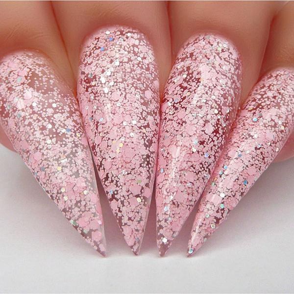 Kiara Sky Dip Powder - Pinking Of Sparkle 1 oz - #D496 - Dipping Powder at Beyond Polish