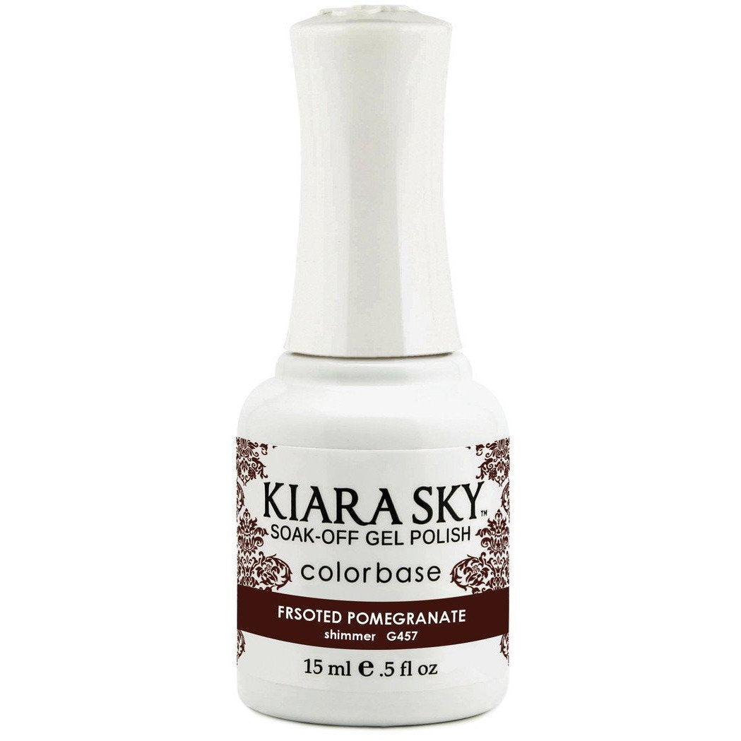 Kiara Sky - Frosted Pomegranate 0.5 oz - #G457 - Gel Polish at Beyond Polish