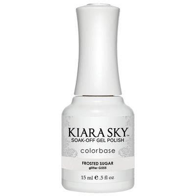 Kiara Sky - Gel Polish - Frosted Sugar 0.5 oz - #G555 - Gel Polish at Beyond Polish