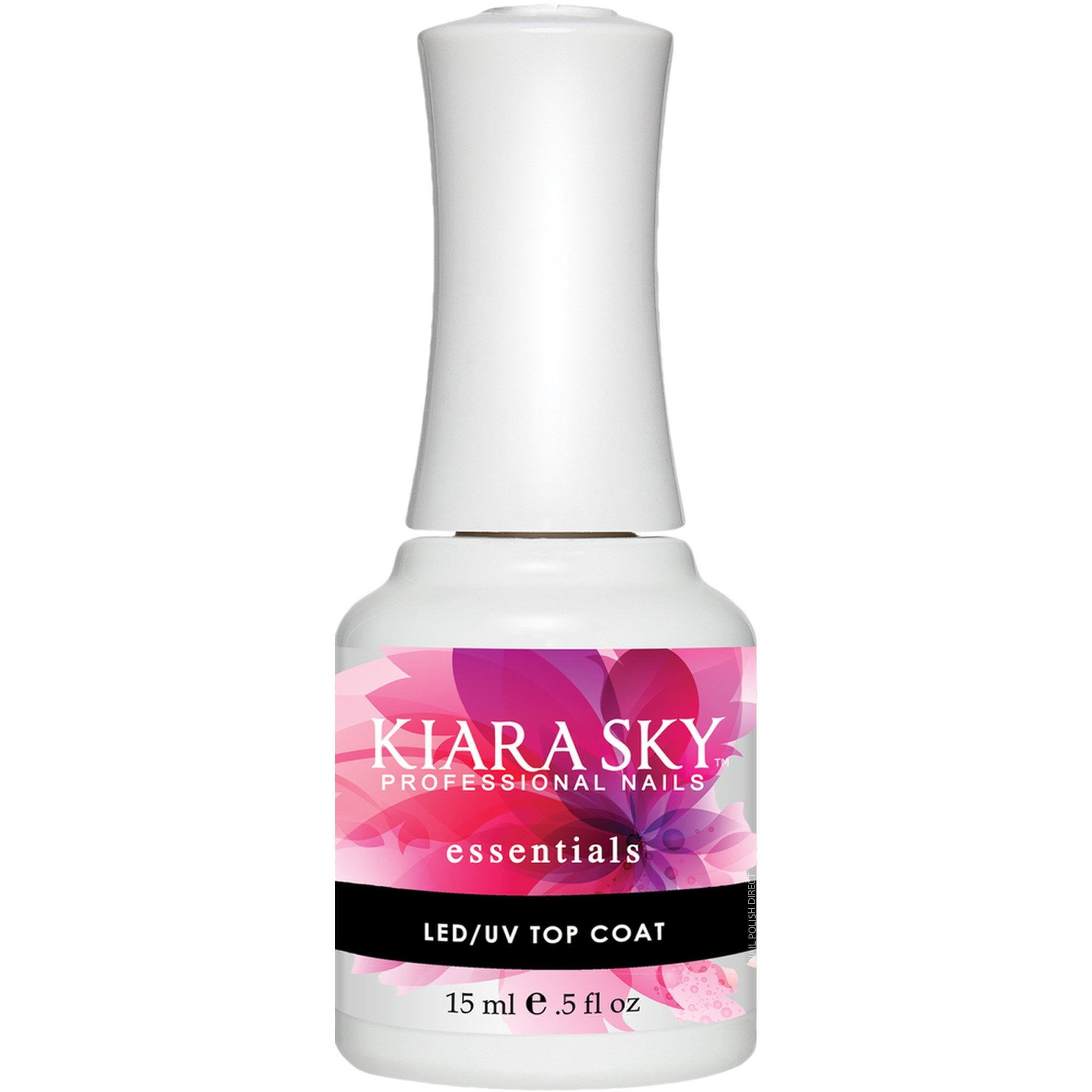 Kiara Sky - Gel Polish - Led/UV Top Coat 0.5 oz - #GLEDUVTOP01 - Top & Base Coats at Beyond Polish