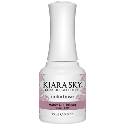 Kiara Sky - Gel Polish - Mauve A Lil' Closer 0.5 oz - #G597 - Gel Polish at Beyond Polish