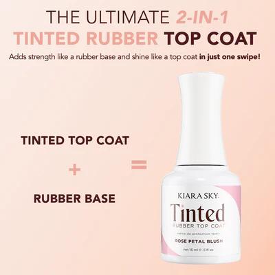 Kiara Sky - Gel Polish - Tinted Rubber Top Coat - Cashmere Delight 0.5 oz - #TNT03 - Top & Base Coats at Beyond Polish