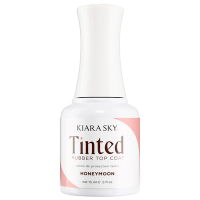 Kiara Sky - Gel Polish - Tinted Rubber Top Coat - Honeymoon 0.5 oz - #TNT07