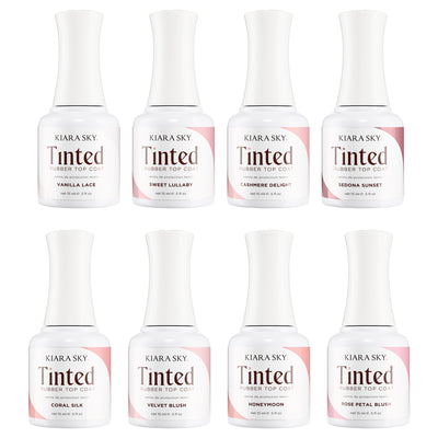 Kiara Sky - Gel Polish - Tinted Rubber Top Coat Collection 0.5 oz - Gel Polish at Beyond Polish